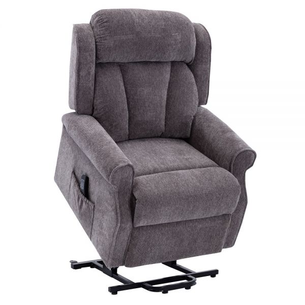 Alabama rise and recline chair - Dual motor-Grey - Ex Demo