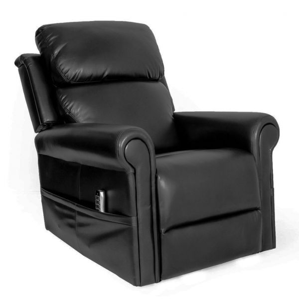 Highfield 4 motor leather riser recliner chair - Powered Head and Lumbar - NEW