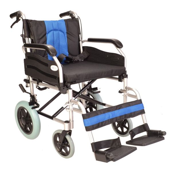 Deluxe Attendant Wheelchair ECTR02 with 20 inch seat